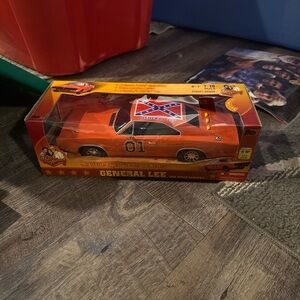 General Lee Orange Toy Car with Lights and Sounds
